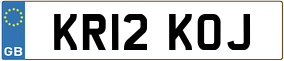 Truck License Plate